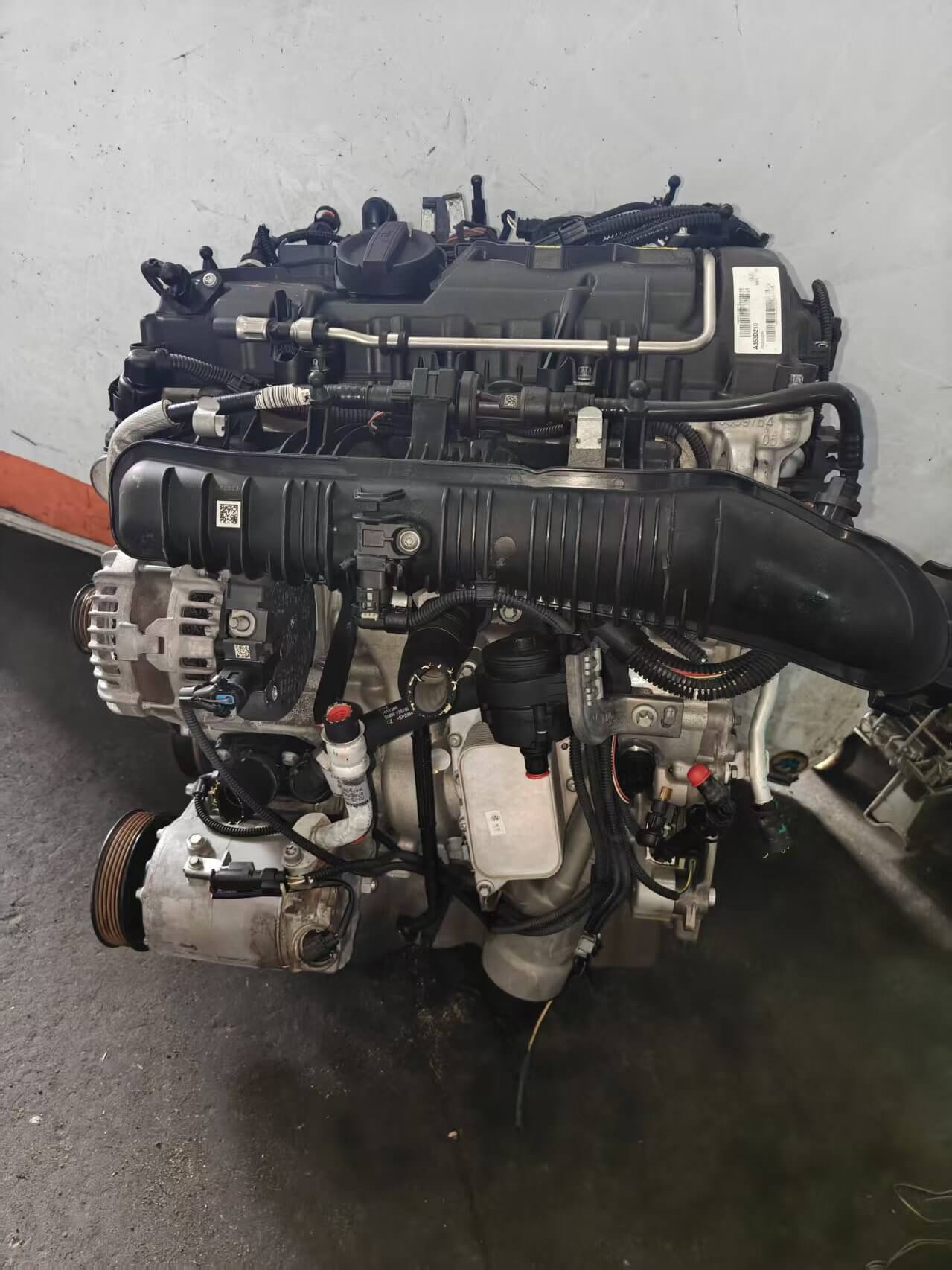 BMW B48 Turbo Engine Side View