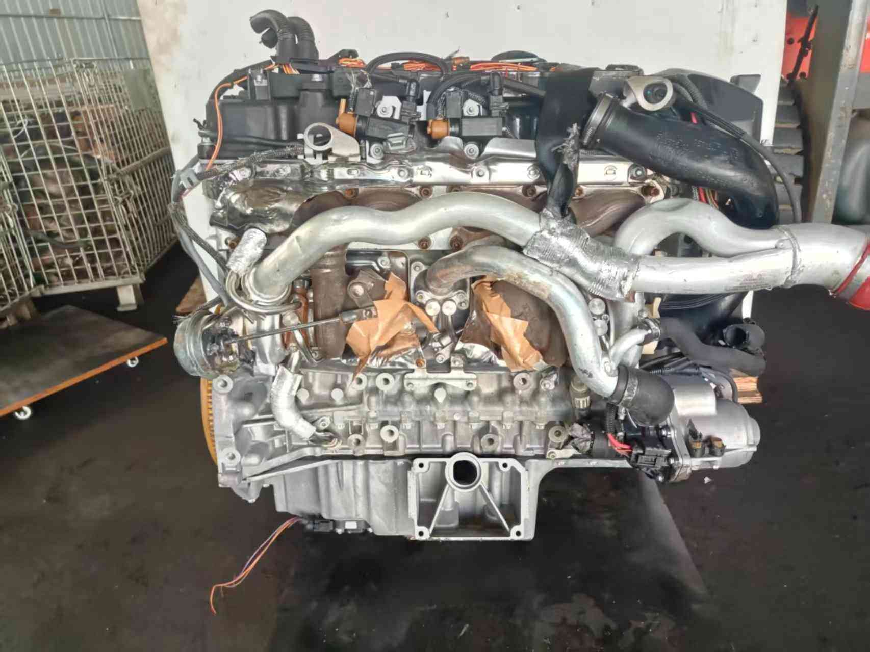 BMW N54 Twin Turbo Engine Side View