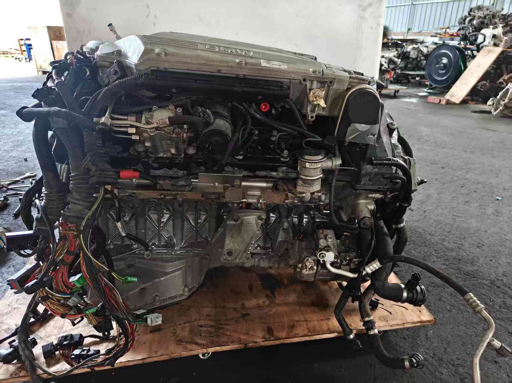 BMW N73 V12 Engine Side View