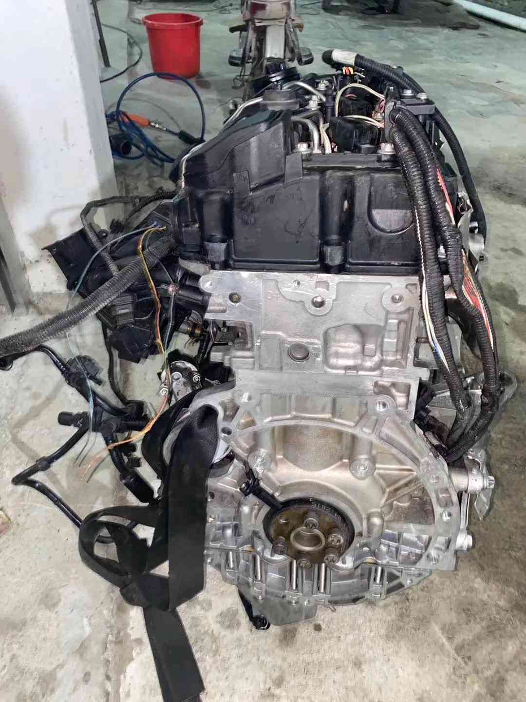 BMW S55 Twin Turbo M Engine Side View