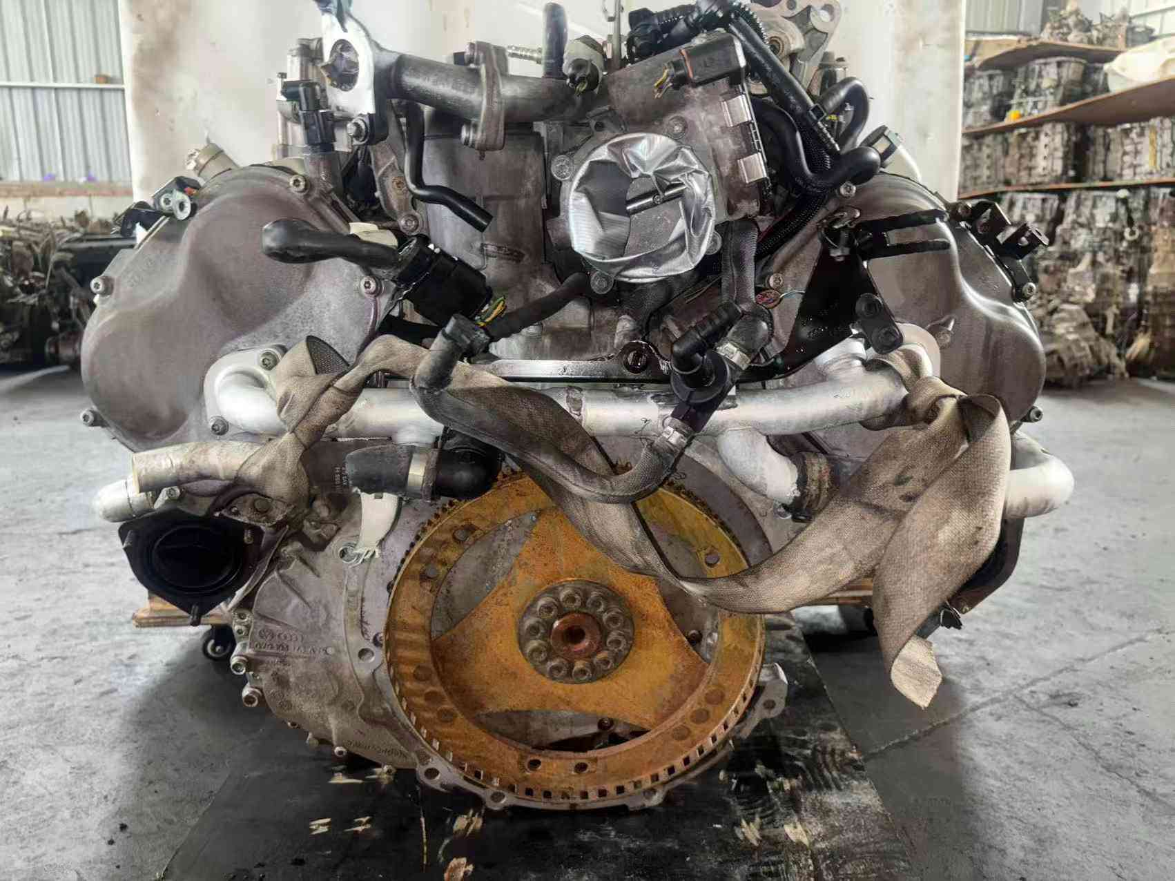 Audi BAR engine side view