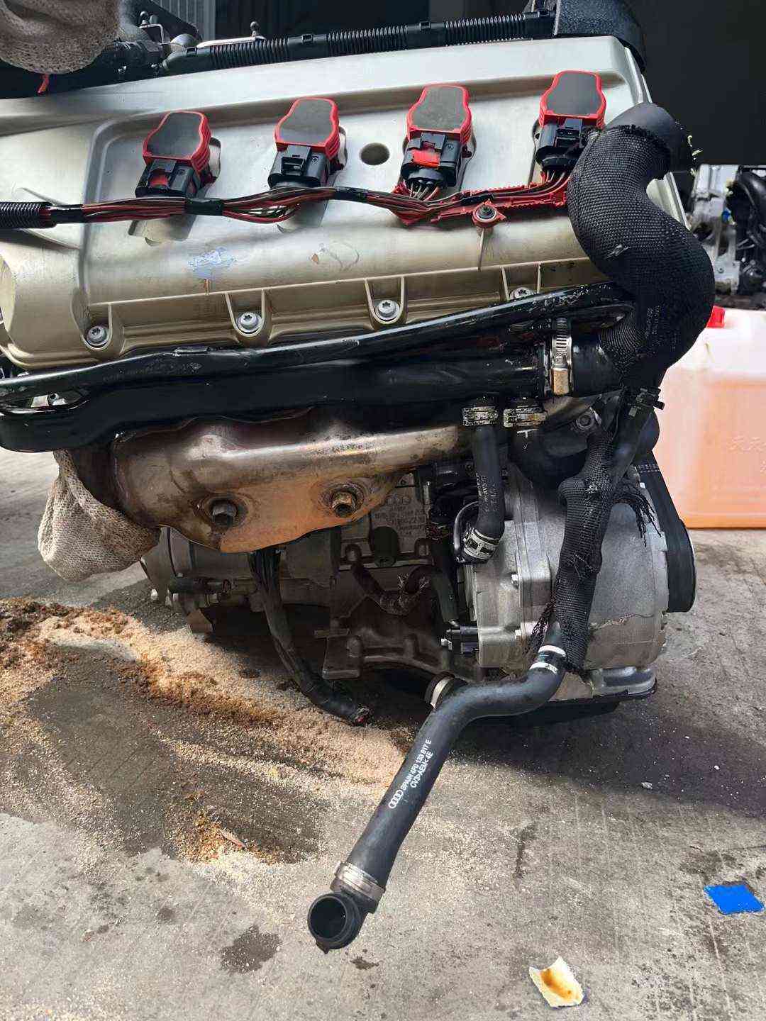 Audi BAT engine side view