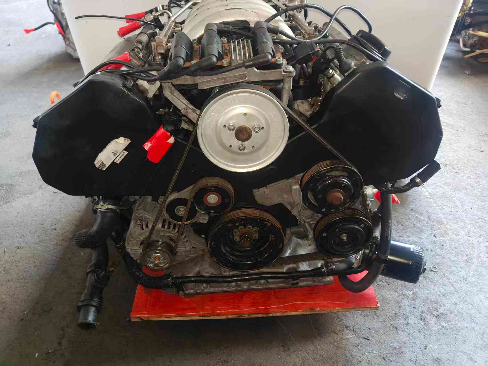 Used Audi BDV engine assembly