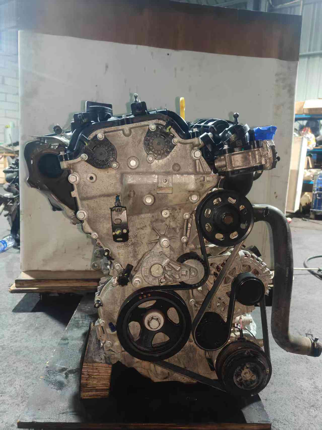 Used Changan JL473ZQ3 engine side view with accessories