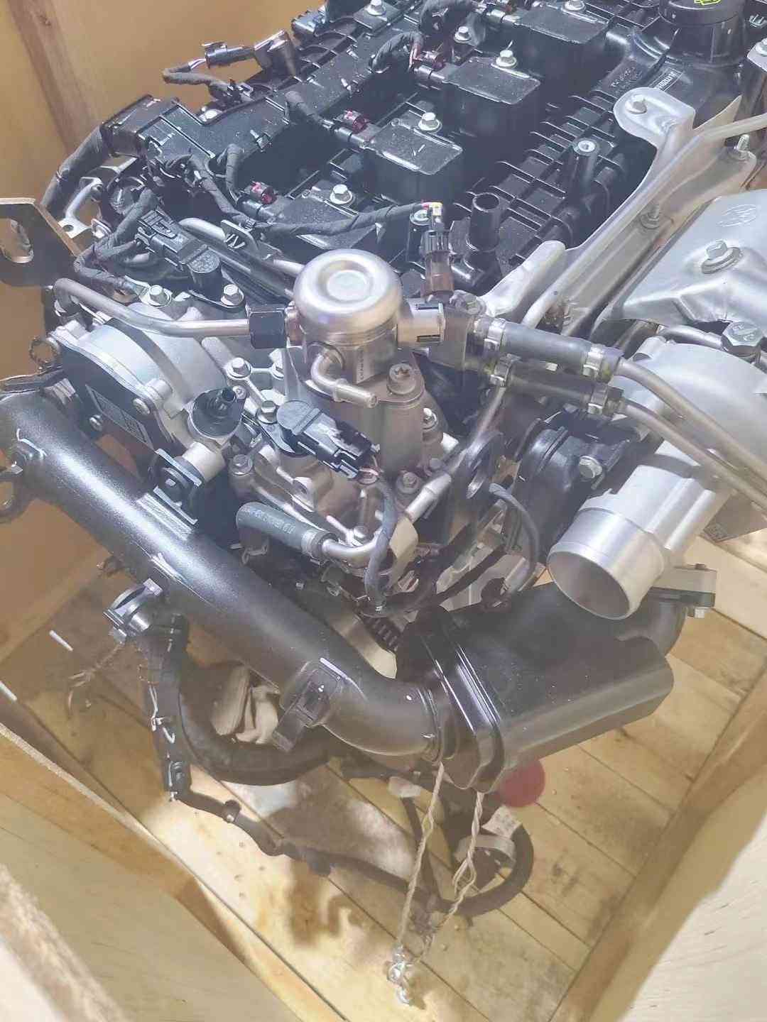 Changan JL473ZQ7 turbo engine complete assembly view