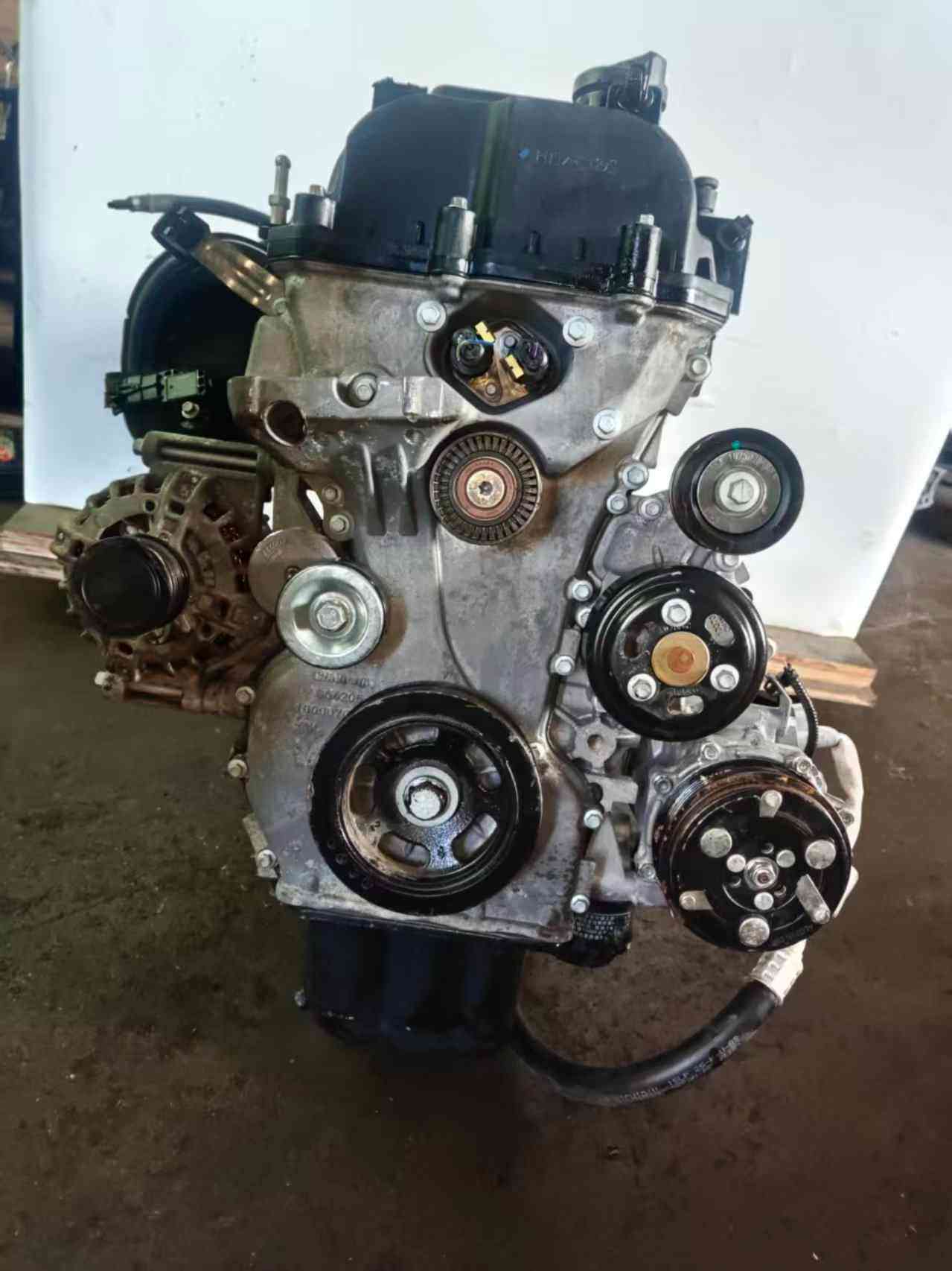 Used Changan JL478QEE engine side view with original parts