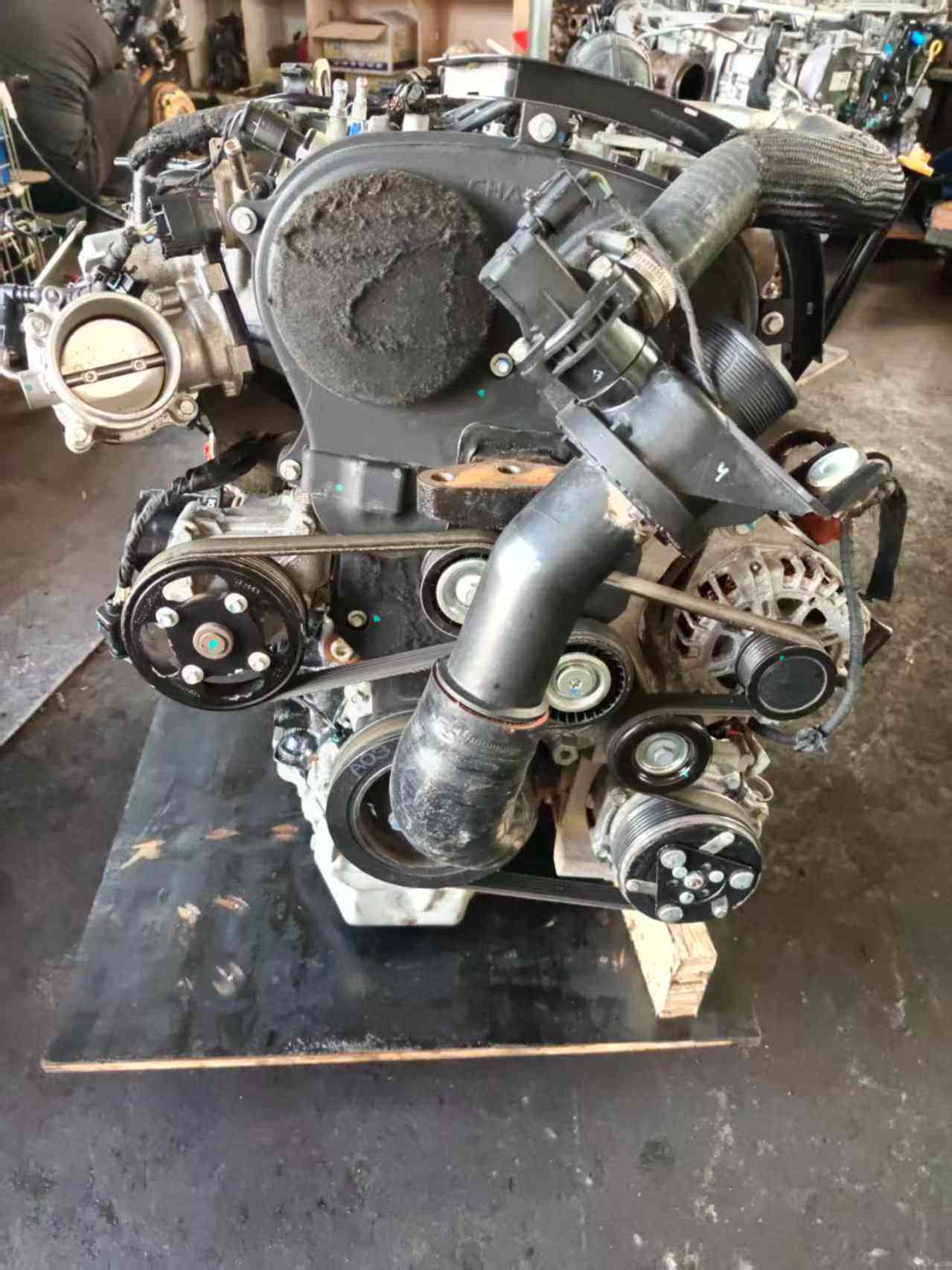 Used Changan JL486ZQ4 engine side view for replacement