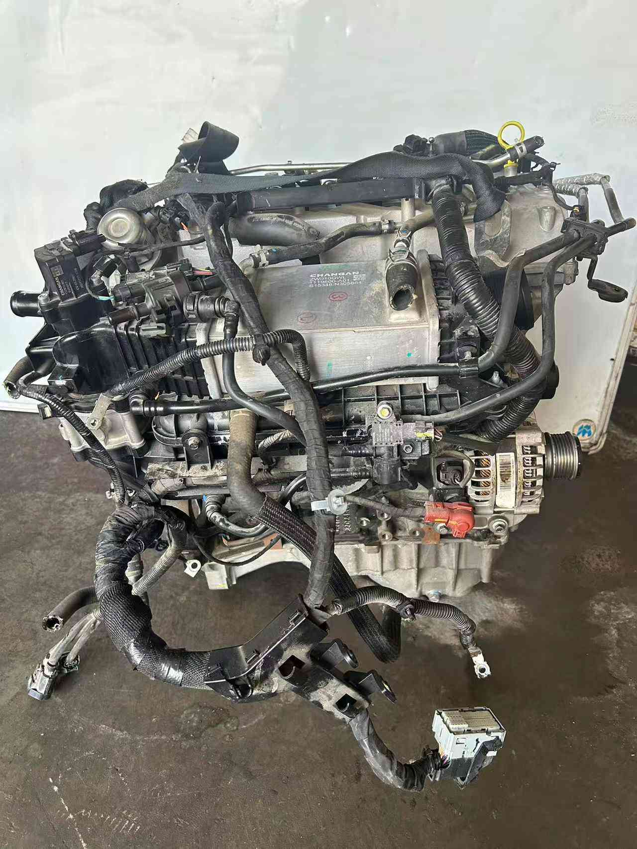 Changan JL486ZQ5 turbo engine complete assembly photo