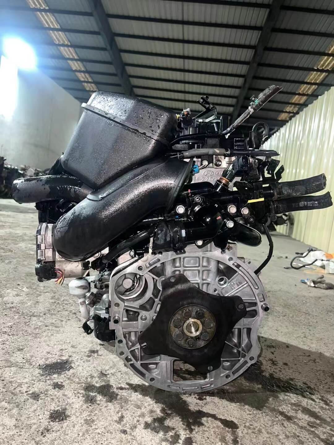 Hyundai G4KD engine inspection and testing before shipment