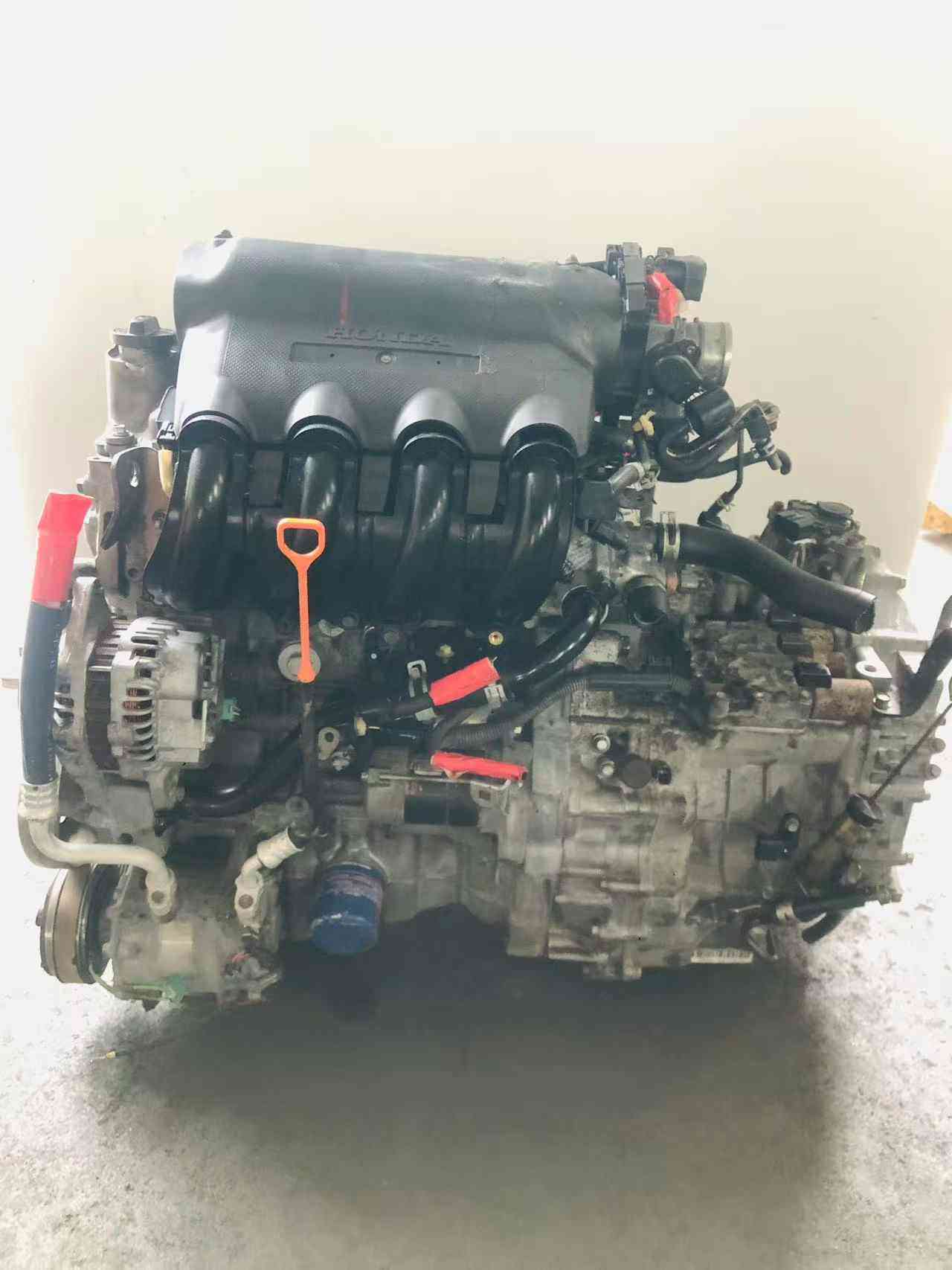 Honda L13A used engine with CVT transmission intake side