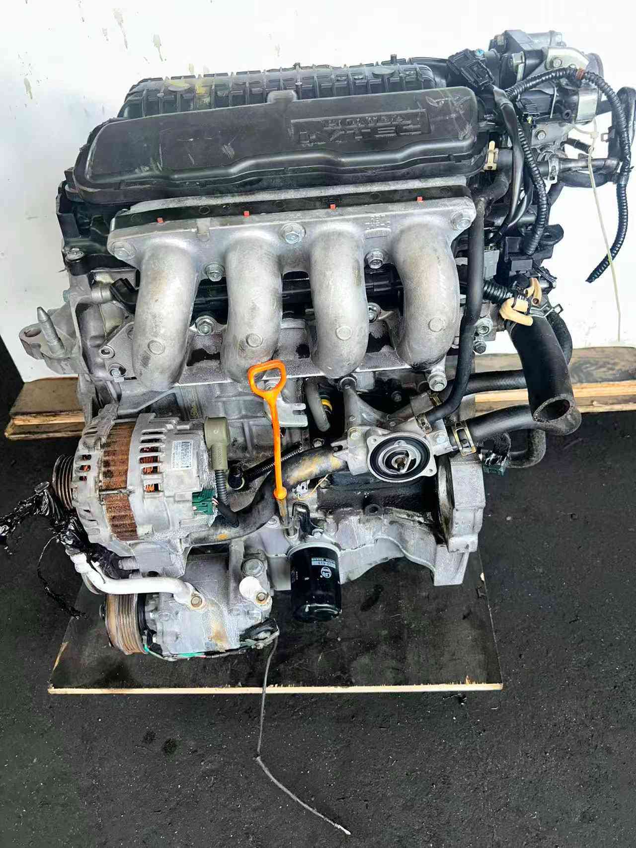 Honda L15A used engine intake manifold side view
