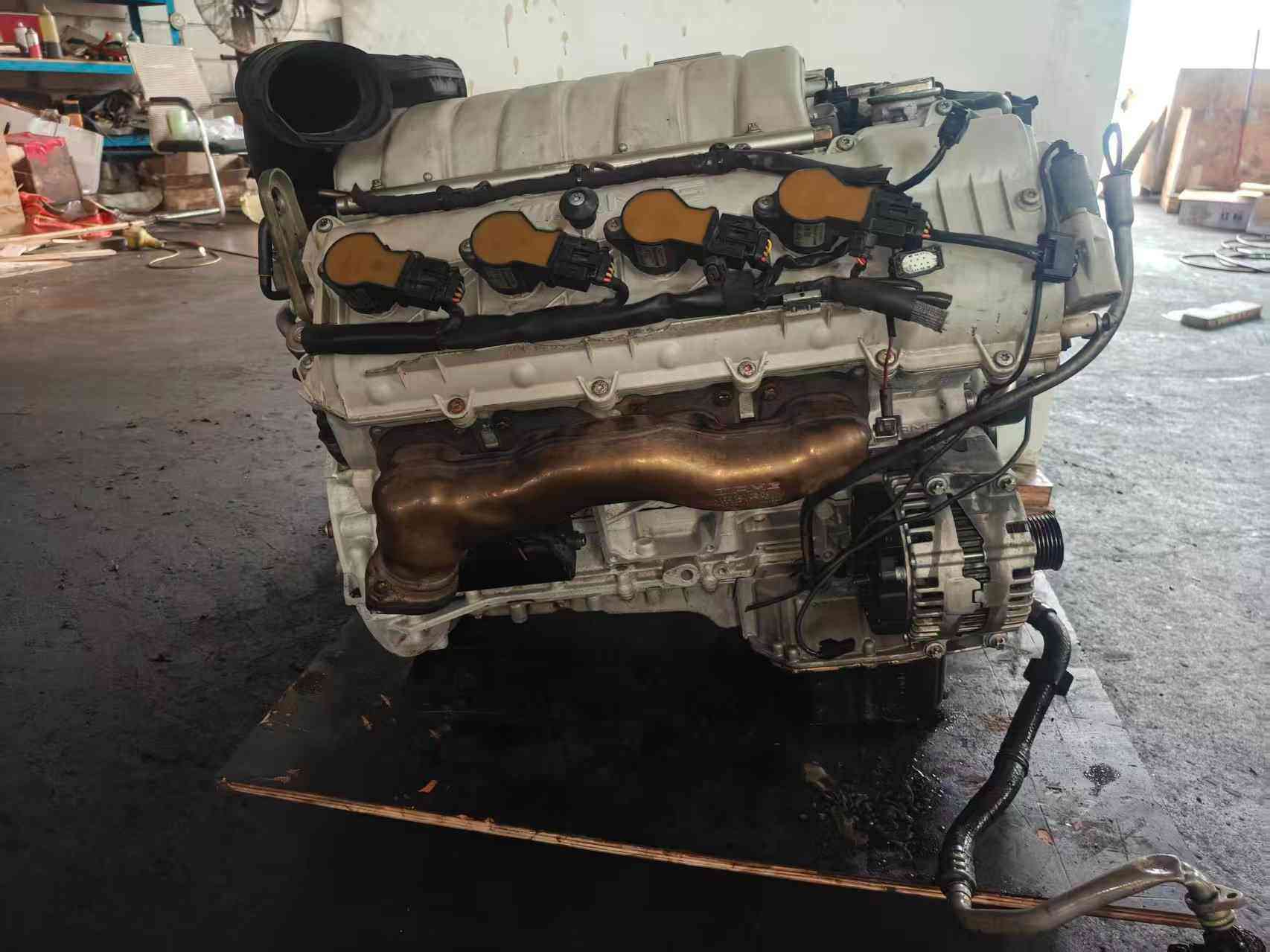 Used Mercedes Benz M156 engine assembly