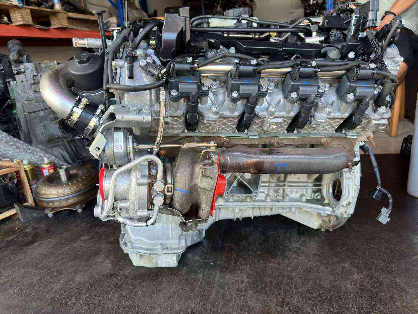 Mercedes Benz M157 engine replacement assembly