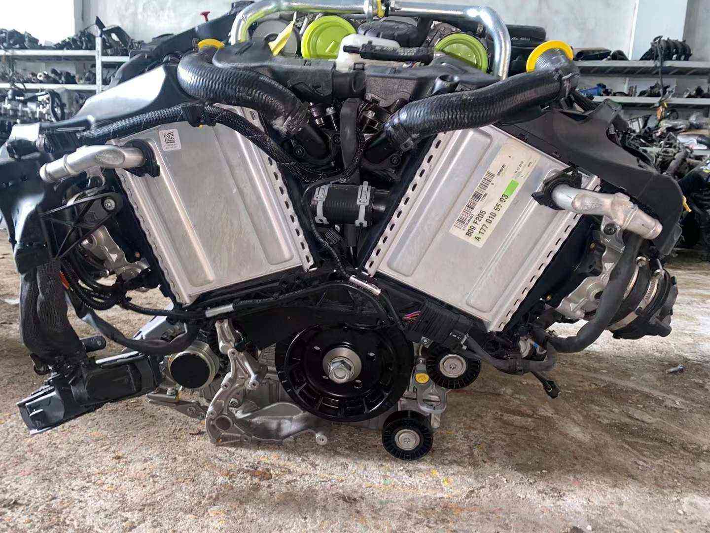 Used Mercedes Benz M177 engine assembly