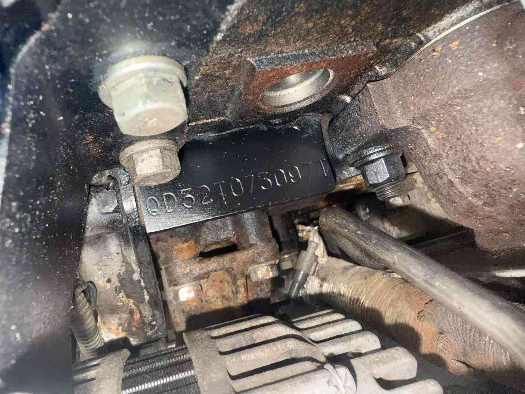 Nissan QD32T diesel engine tested inspection condition