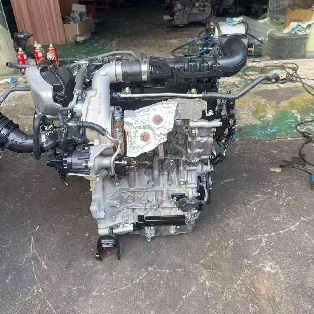 Honda P10A1 complete turbocharged engine full side view