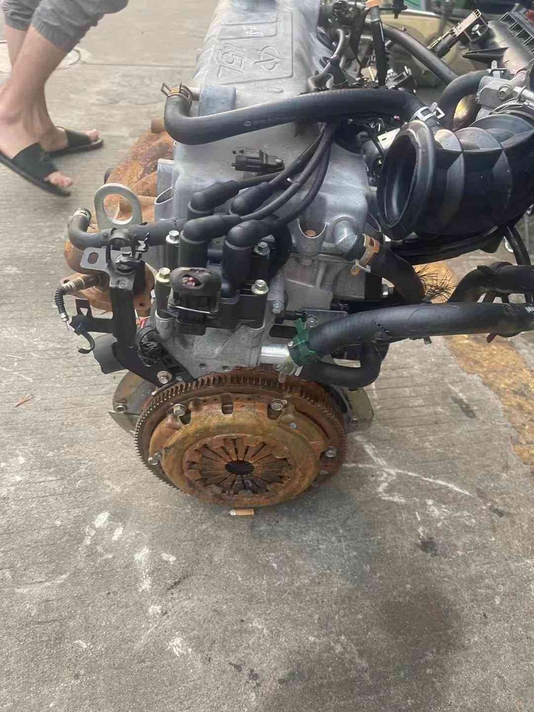 Used engine assembly carrying the Chery SQR477F identification code