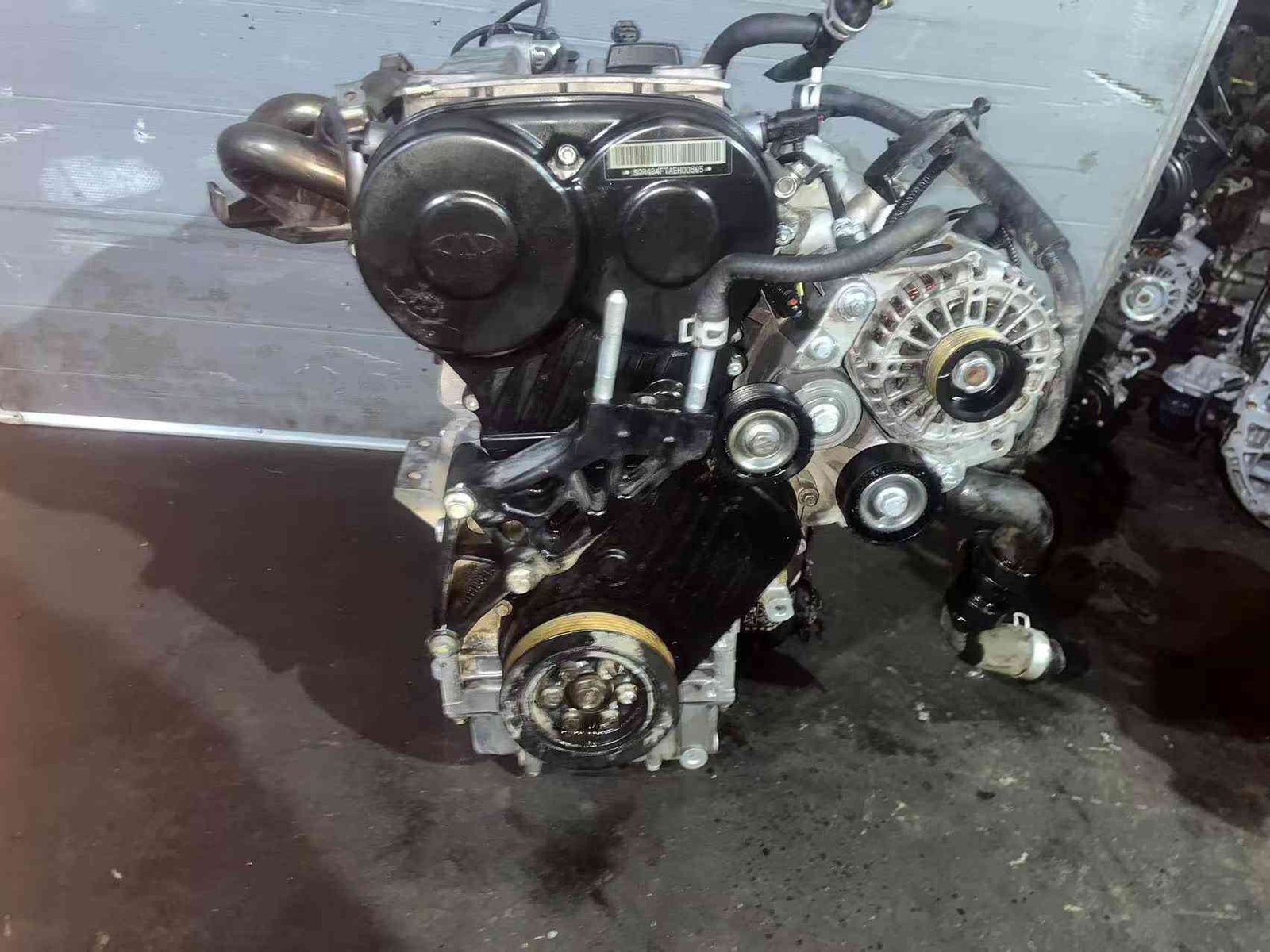 Used Chery SQR484F VVT engine assembly for aftermarket installation