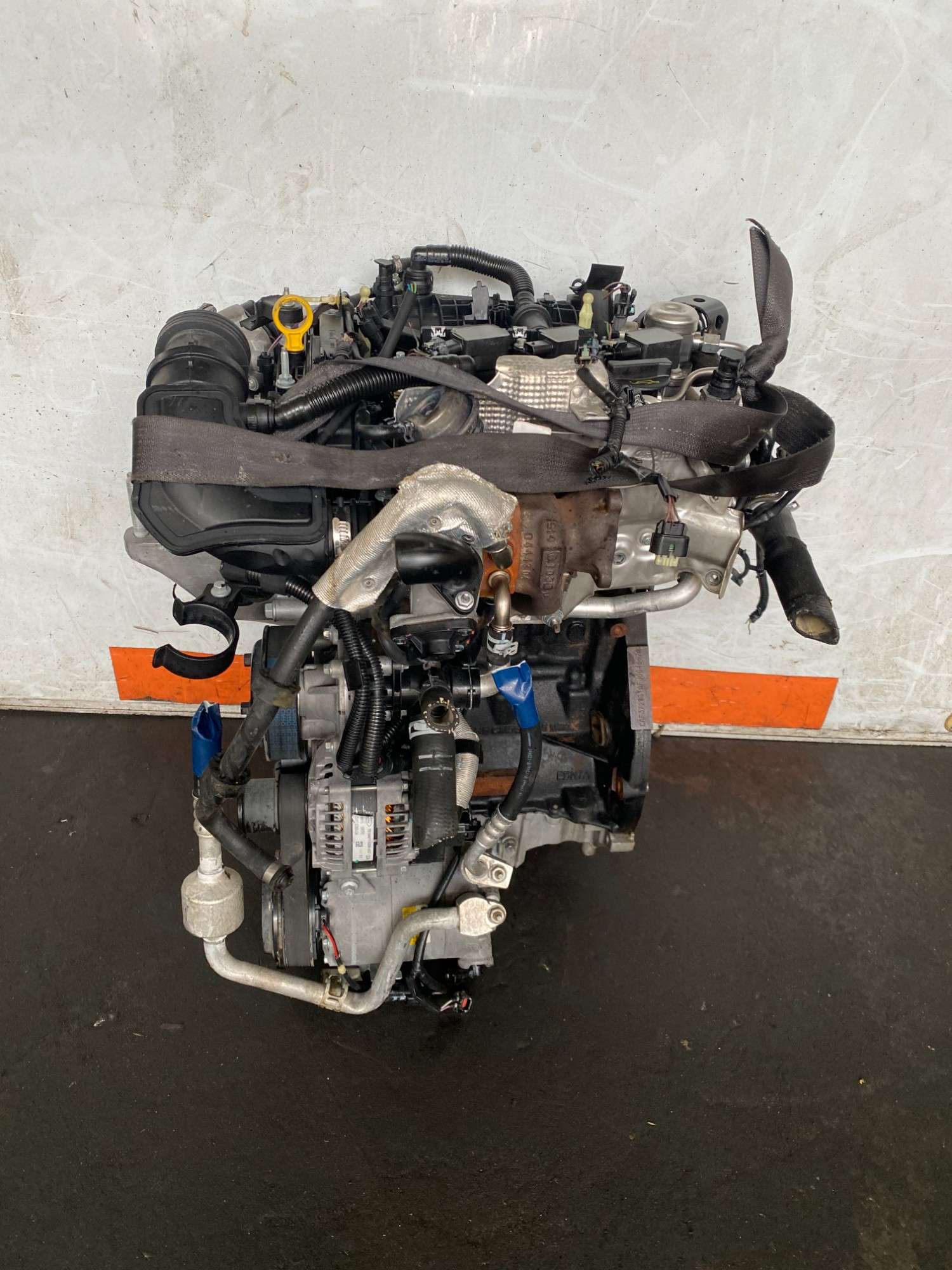 Ford 1.0 EcoBoost engine turbocharger side with exhaust manifold