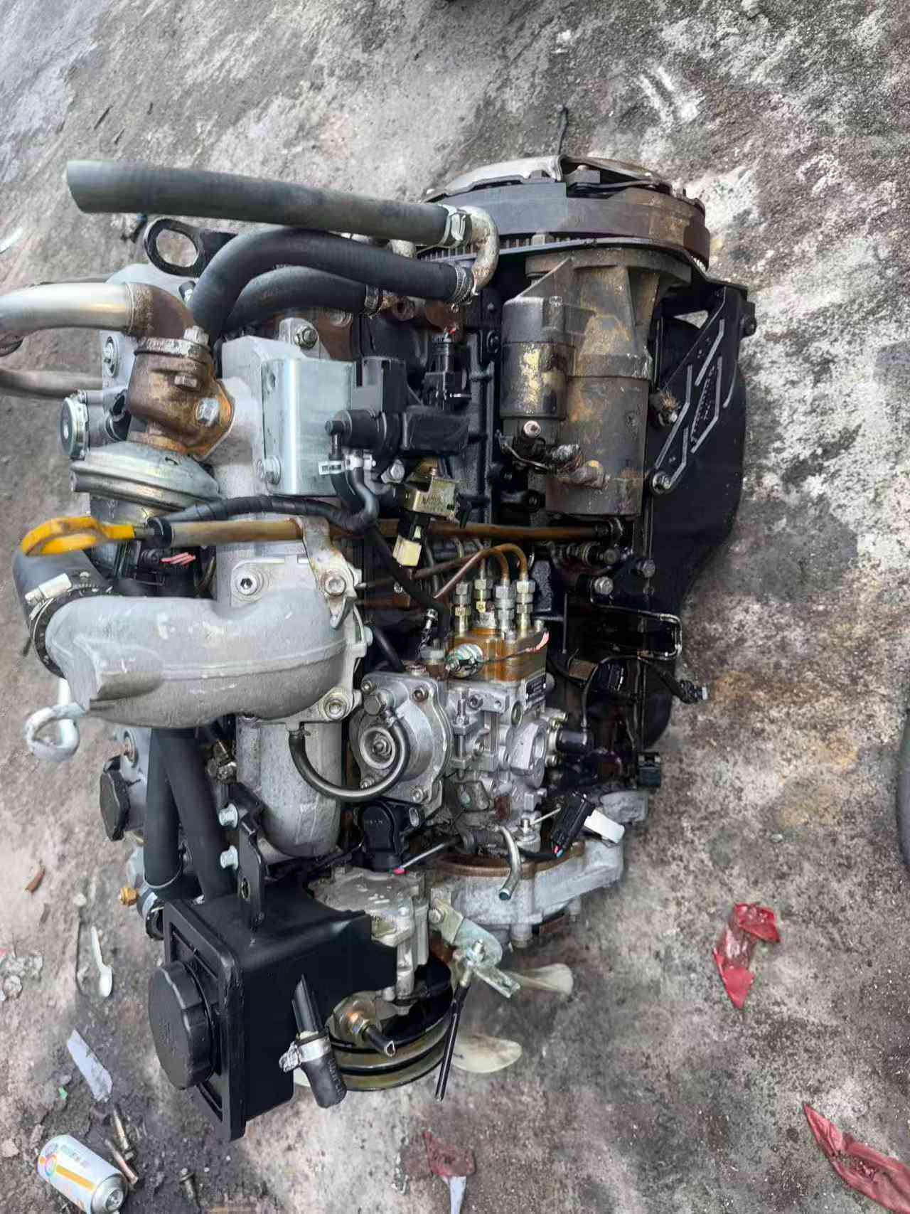 Great Wall GW2.8T Diesel Engine Assembly - Rear Clutch System View