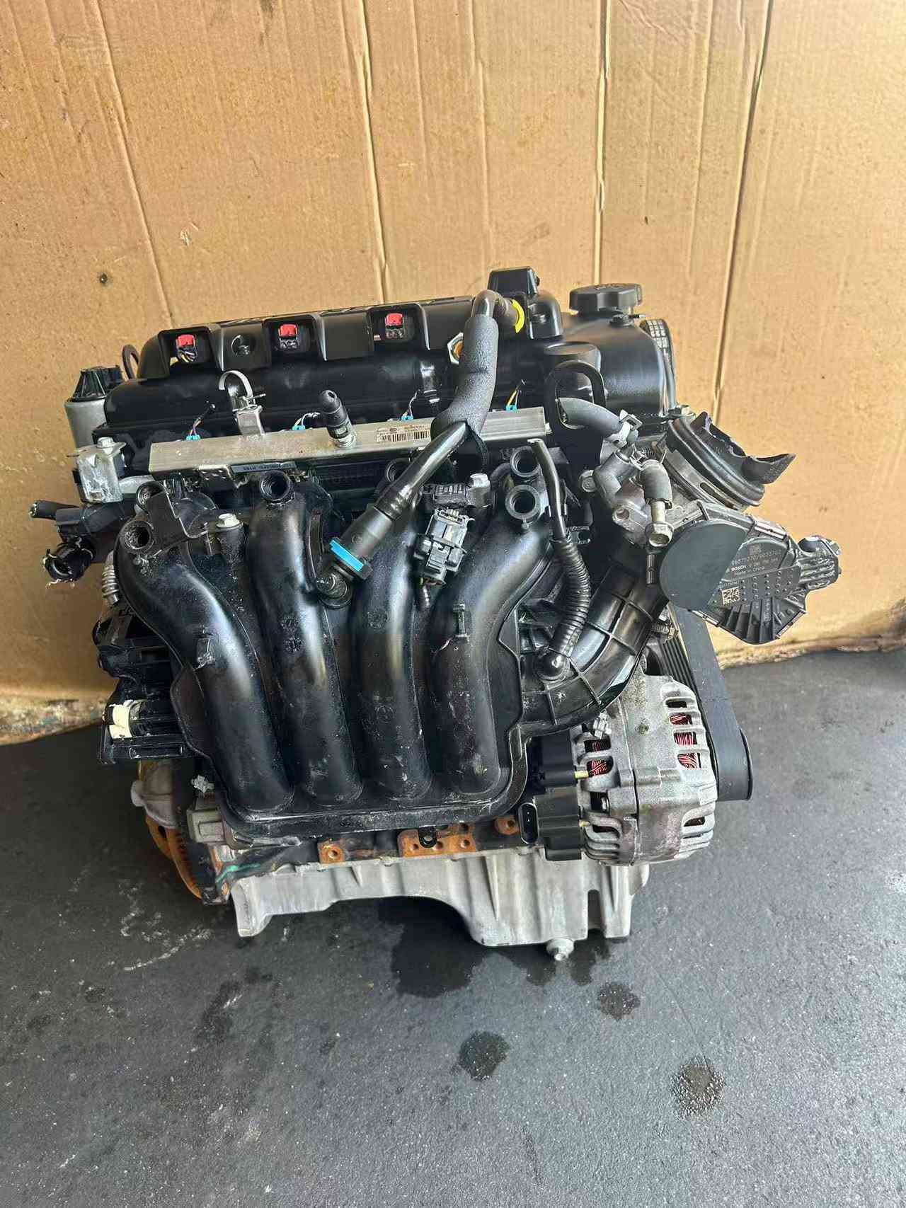 Detailed view of an original second-hand LCU engine assembly