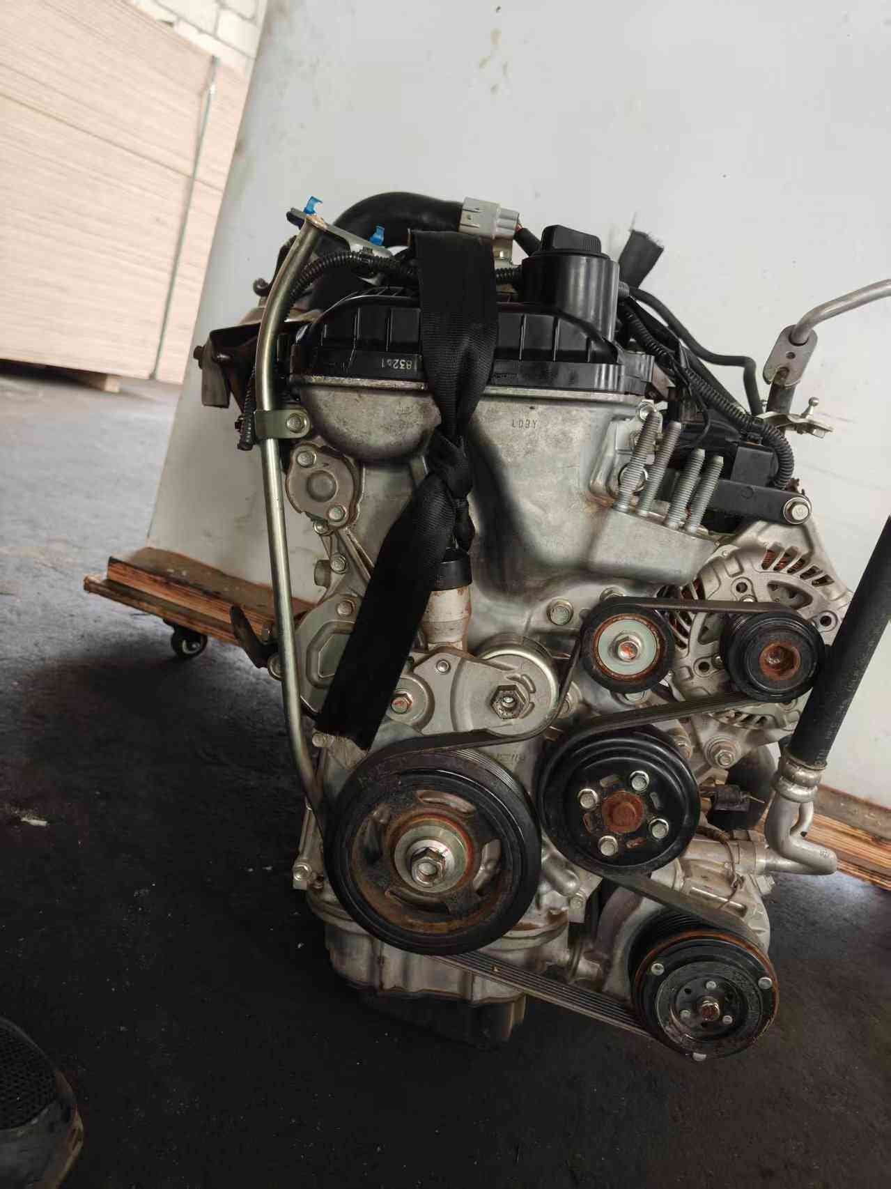 Performance-tested 4B40 turbocharged engine unit for Mitsubishi SUV models.