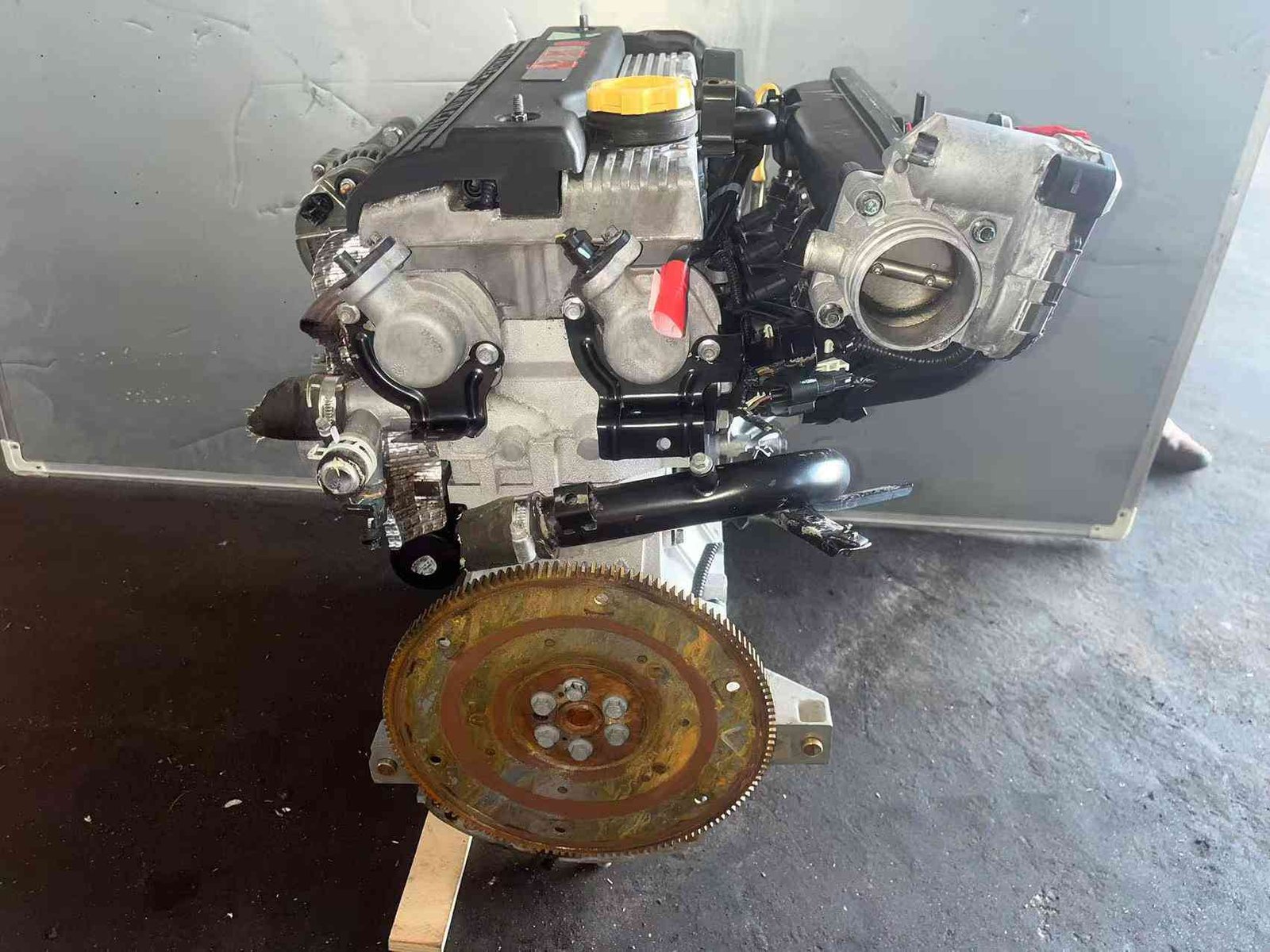 The 1.8T 18K4C engine turbo setup from an MG 6, focusing on the forced induction system.