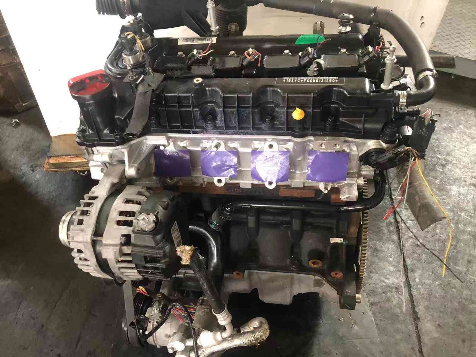 A fully refurbished SAIC 15S4C engine assembly available for professional automotive repair.