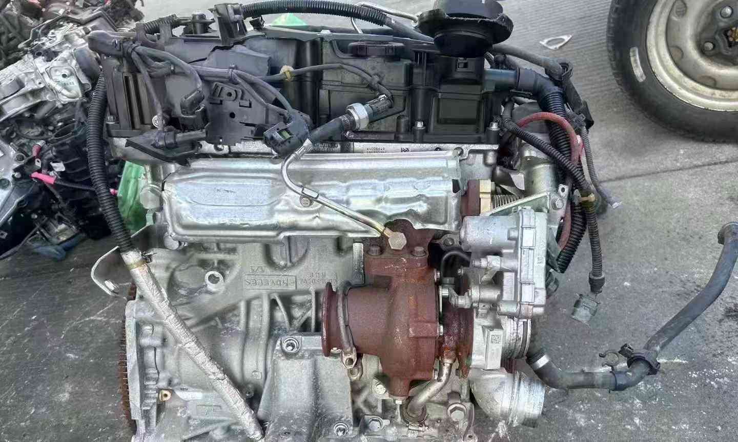BMW N47 complete used engine assembly, product photo
