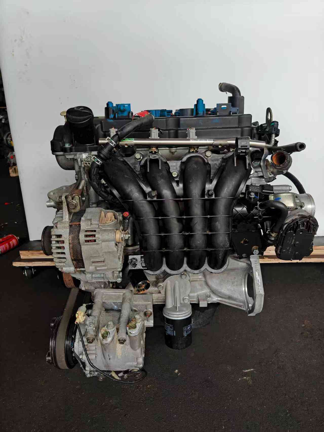 Mitsubishi 4A91T turbocharged engine installed in the engine bay